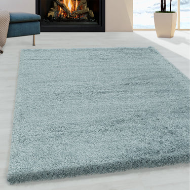 Rya tæppe - Fluffy 3500 Blue