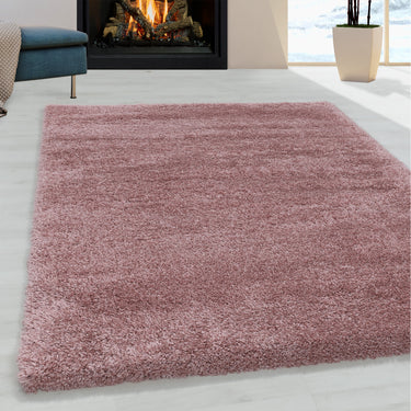 Rya tæppe - Fluffy 3500 Rose