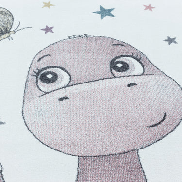 Dino Børnetæppe - Funny 2106 Pink
