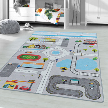 Børnetæppe - Play 2902 Grey