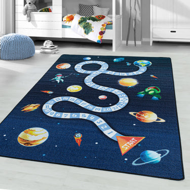 Børnetæppe - Play 2910 Navy