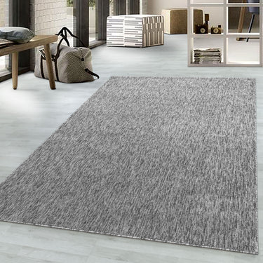 Fladvævet tæppe - Nizza 1800 Light Grey