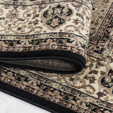 Wilton tæppe - Kashmir Tæppe 2608 Black