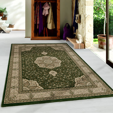 Wilton tæppe - Kashmir Tæppe 2601 Green