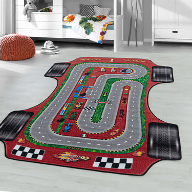 Børnetæppe - Play 2907 Red