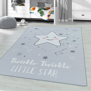 Twinkle Twinkle Little Star Børnetæppe - Play 2901 Grey