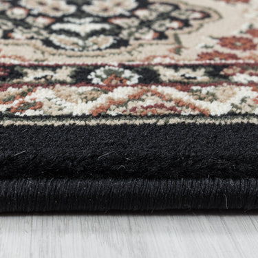 Wilton tæppe - Kashmir Tæppe 2603 Black