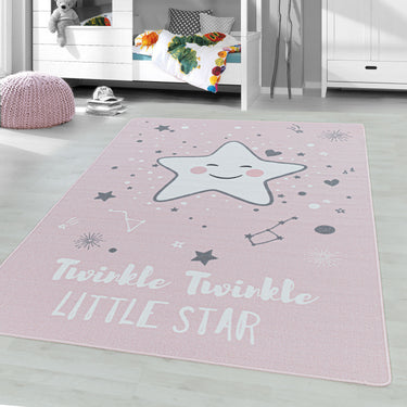 Twinkle Twinkle Little Star Børnetæppe - Play 2901 Pink