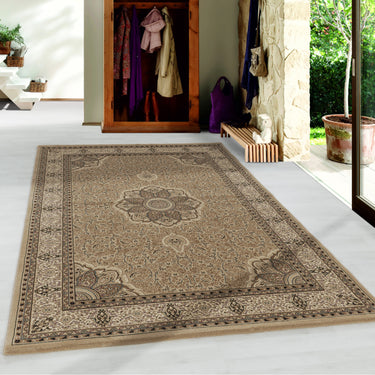 Wilton tæppe - Kashmir Tæppe 2601 Beige