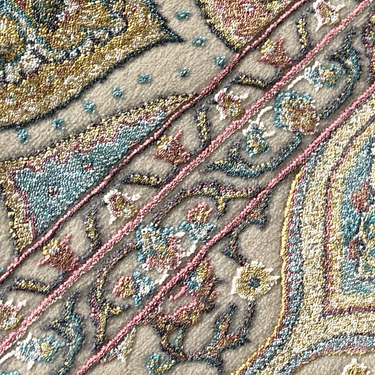 Nain viscose tæppe- Rund Corall