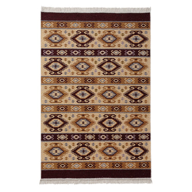 Bomulds kelim - Usak Tulum 9930 Brown